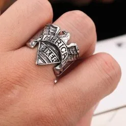 DISCOBOLE Bague American Biker -Vêtements Gothiques wholesaleonlineamericanbikerring 900