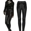 Leggings PUNK RAVE 'Gothic Stroll' -Vêtements Gothiques wk516 900