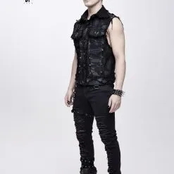 Veste Sans Manches DEVIL FASHION 'The Beast' -Vêtements Gothiques wt0433 900