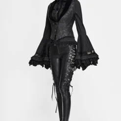 Gilet DEVIL FASHION 'wilgefortis' -Vêtements Gothiques wt0551 900