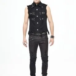 Veste Sans Manches DEVIL FASHION 11 Veste Sans Manches DEVIL FASHION -Vêtements Gothiques wt0613 900