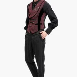 Gilet Jacquard DEVIL FASHION 'Baron Vinitharius' -Vêtements Gothiques wt0700266 900