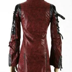 Veste Gothique Homme PUNK RAVE 'red Funeral' -Vêtements Gothiques y 349redg 900