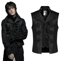 Gilet Jacquard Sans Manches PUNK RAVE