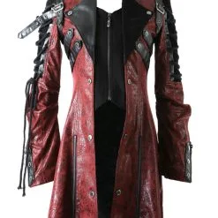 Veste Gothique Homme PUNK RAVE 'red Funeral' -Vêtements Gothiques y349red 900