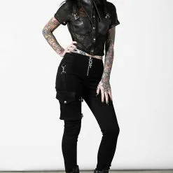 Pantalon KILLSTAR 'Zodiac Harness' -Vêtements Gothiques zodiac harness jeans w b x1600 900