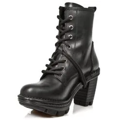 Bottines Gothiques New Rock Noires M.NEOTR008-S1 8 Bottines Gothiques New Rock Noires M.NEOTR008-S1 -Vêtements Gothiques zzzz