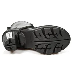 Bottines Gothiques New Rock Noires M.NEOTR008-S1 9 Bottines Gothiques New Rock Noires M.NEOTR008-S1 -Vêtements Gothiques zzzze